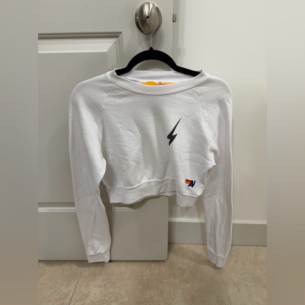 Aviator Nation Small Black Thunder Bolt Sweatshirt. ⚡️💕
